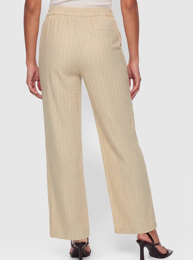 Women Striped Trousers