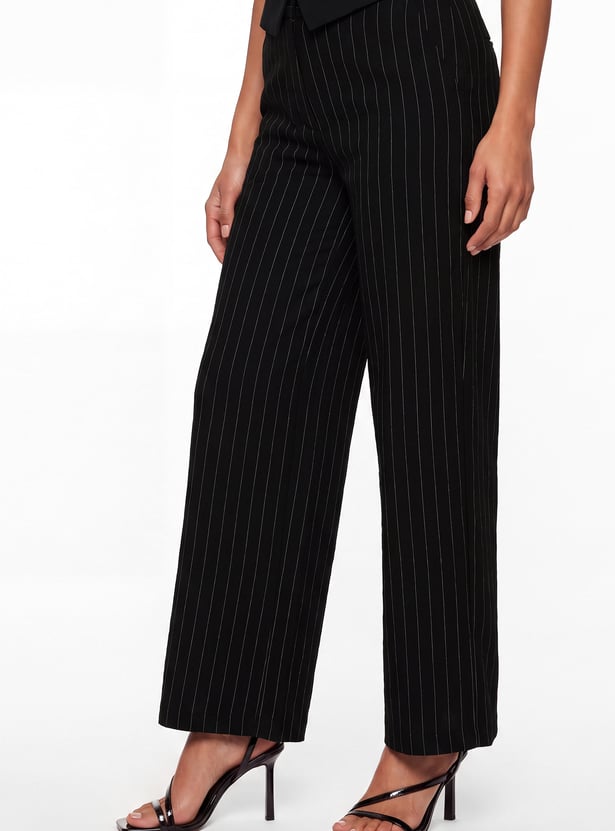Women Striped Trousers