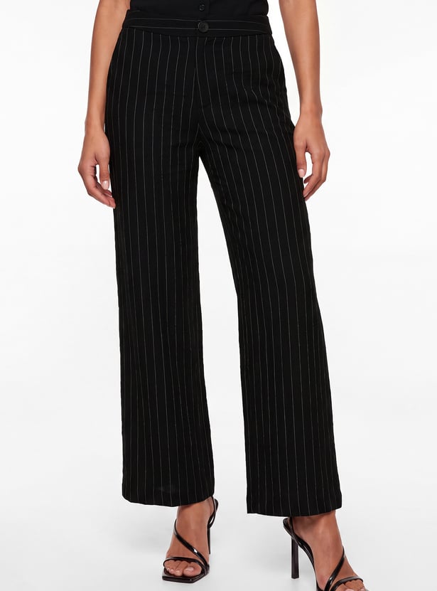 Women Striped Trousers