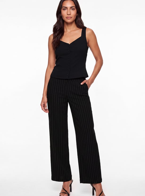 Women Striped Trousers
