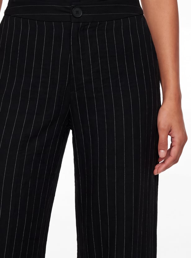 Women Striped Trousers
