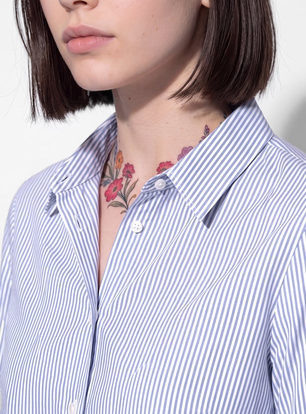 URB_N Women Striped Shirt