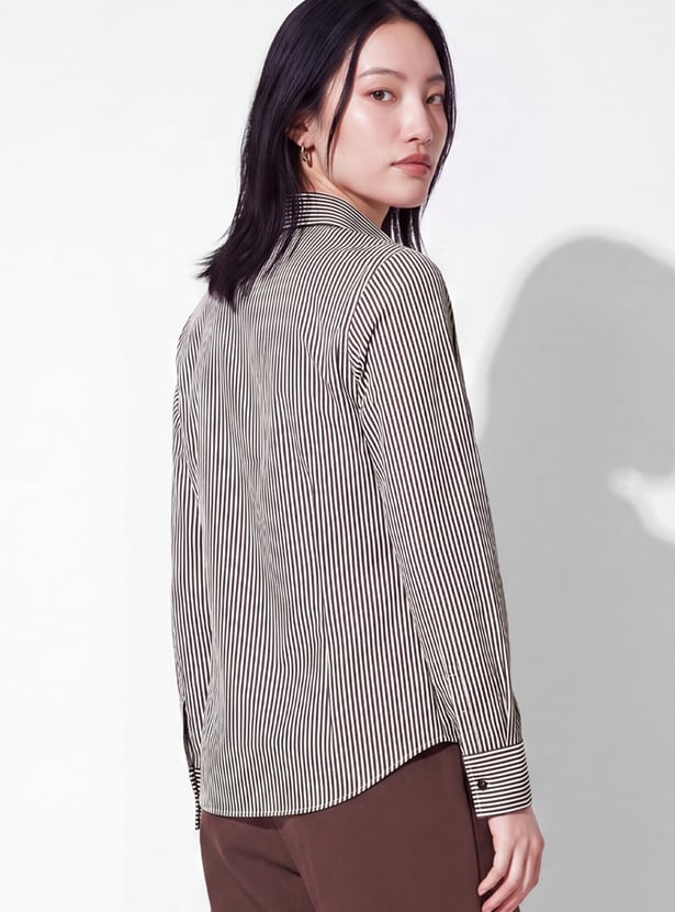 URB_N Women Striped Shirt