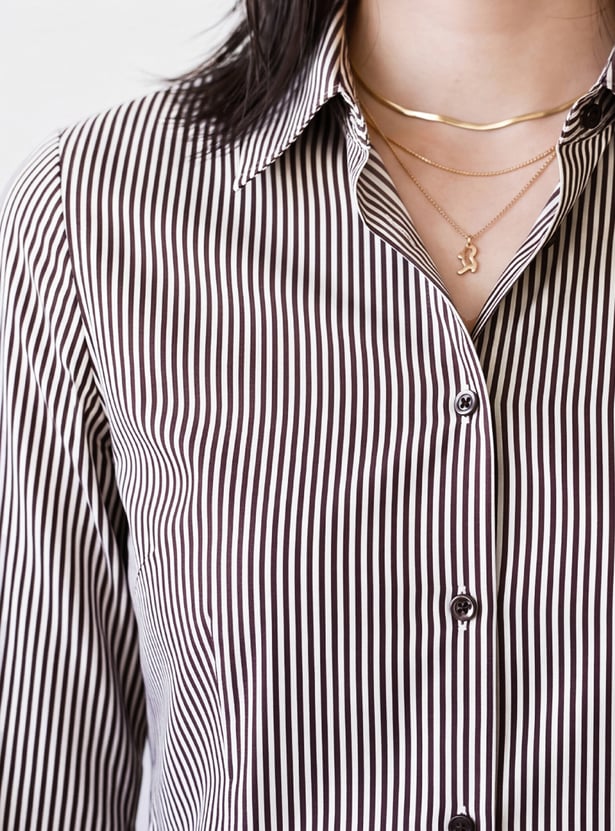 URB_N Women Striped Shirt