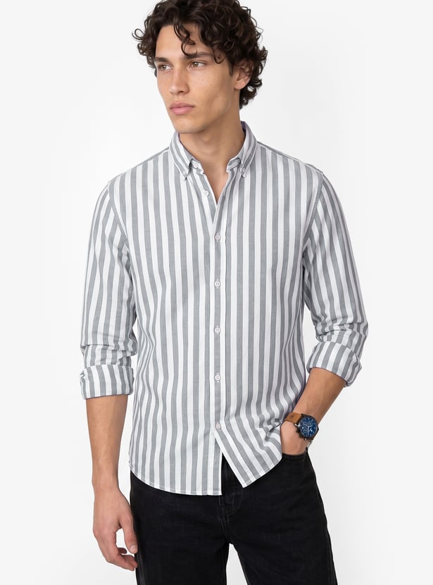 Men Striped Regular Fit Shirt