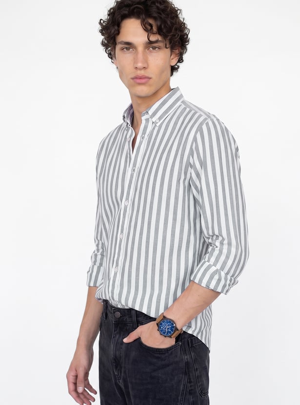 Men Striped Regular Fit Shirt