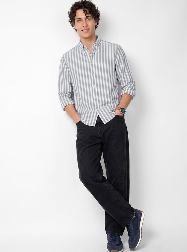 Men Striped Regular Fit Shirt