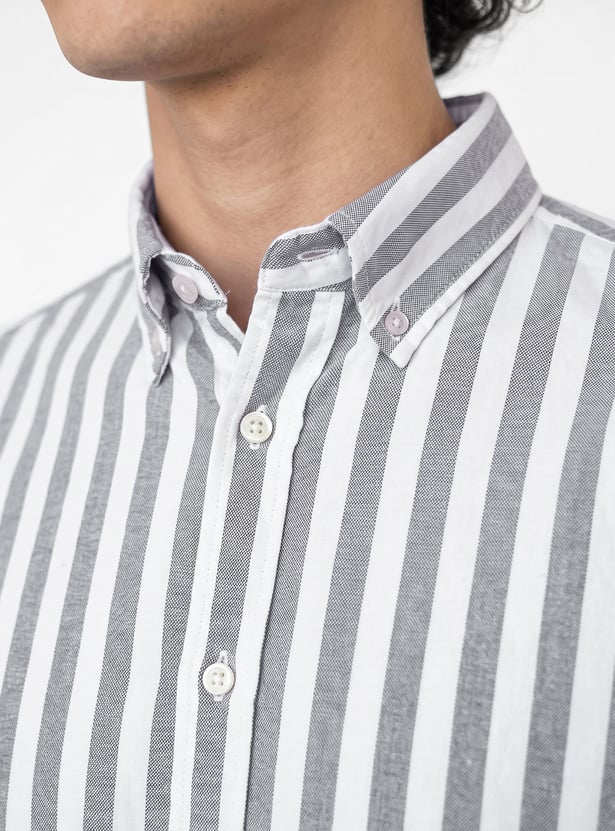 Men Striped Regular Fit Shirt