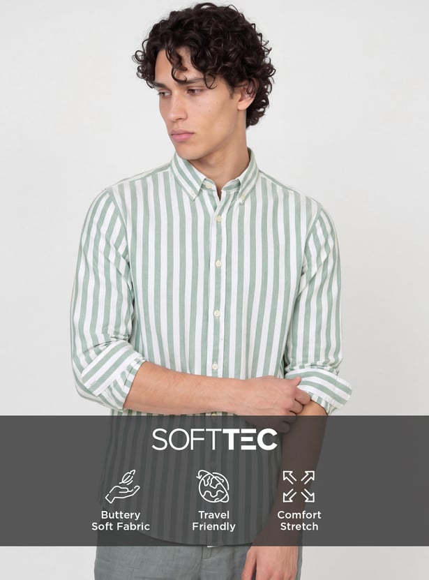 Men Striped Regular Fit Shirt