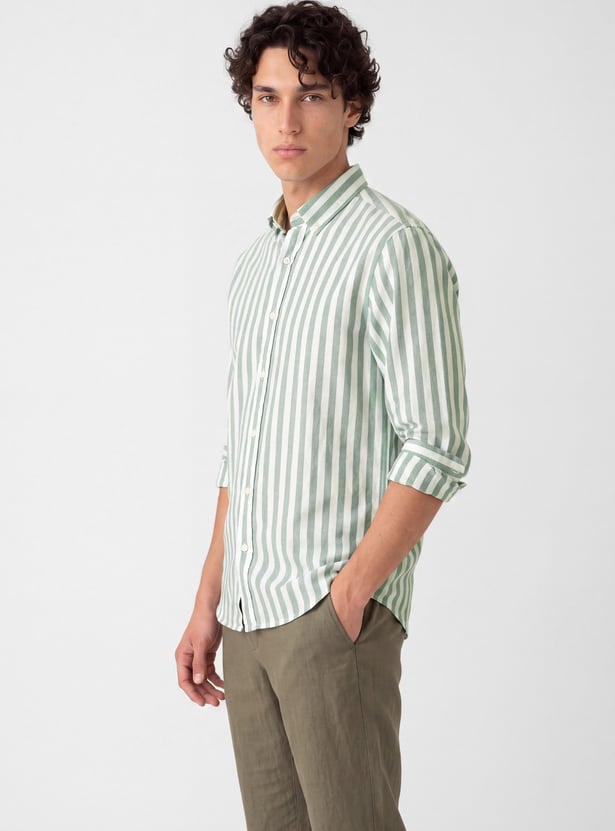 Men Striped Regular Fit Shirt