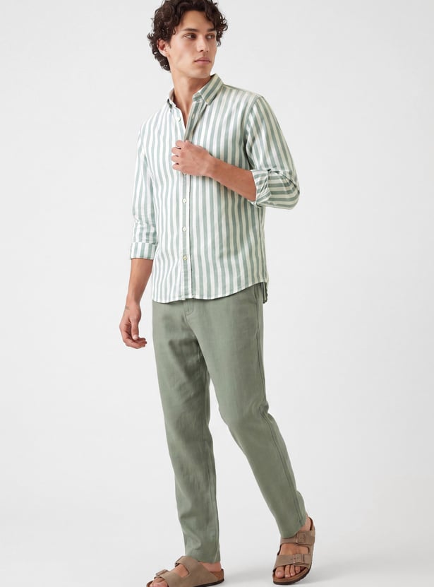Men Striped Regular Fit Shirt