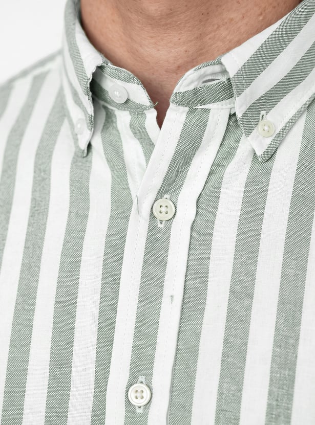 Men Striped Regular Fit Shirt