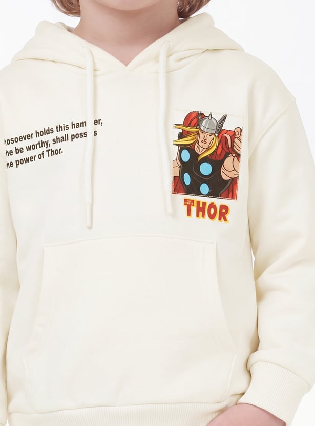 Boys Thor Printed Hoodie