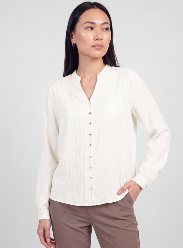 Women Textured Blouse