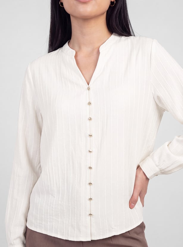 Women Textured Blouse