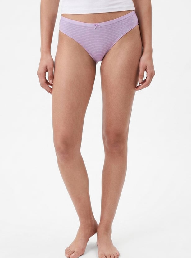 Women Printed Bikini Panties - Pack of 3