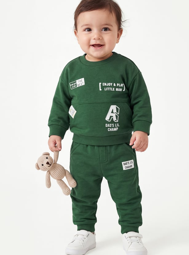 Boys Printed Joggers Set