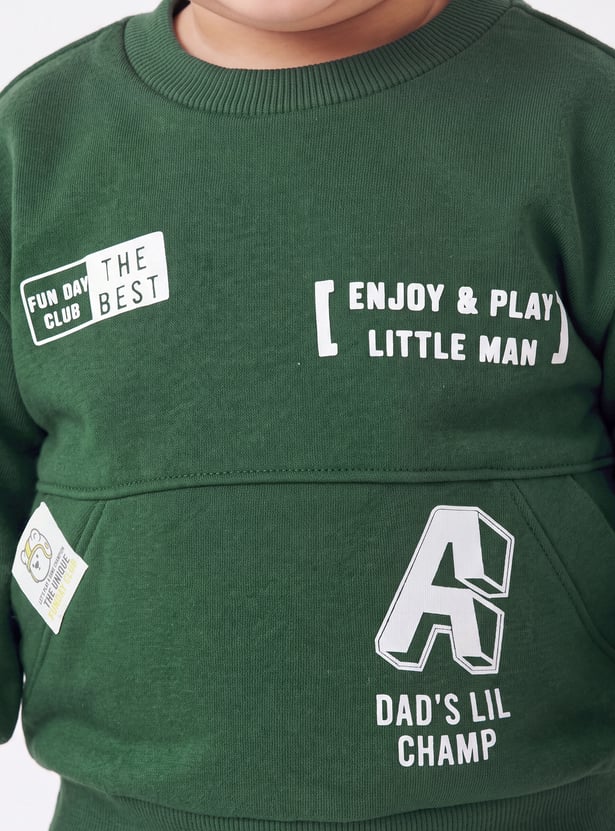 Boys Printed Joggers Set