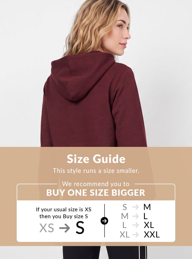Women Solid Hooded Jacket