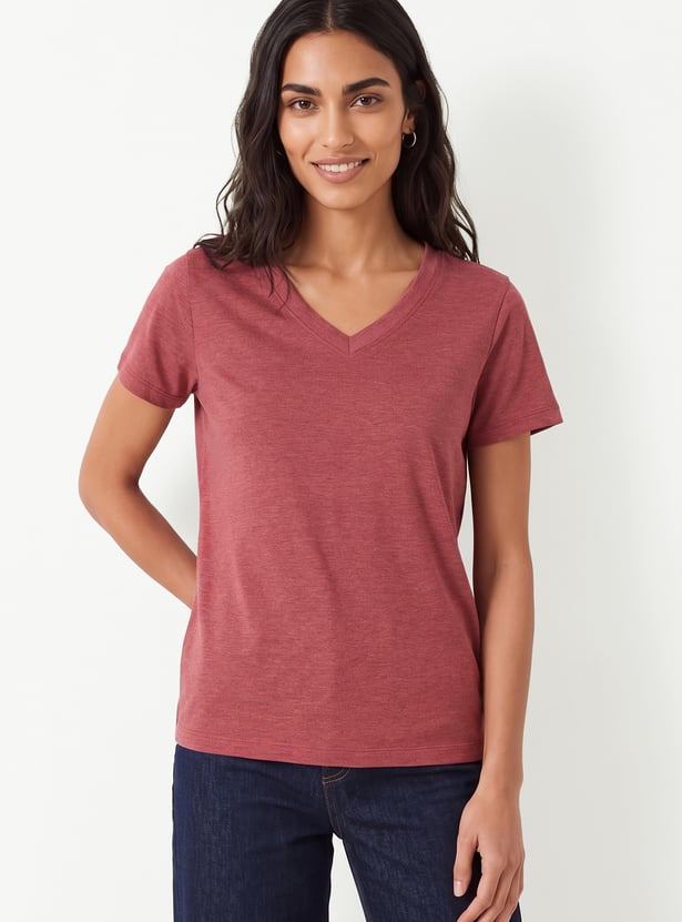 Women Solid T-shirt