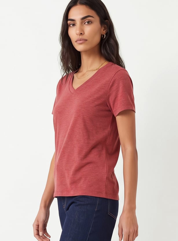 Women Solid T-shirt