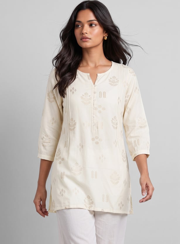 Women Printed Straight Kurti