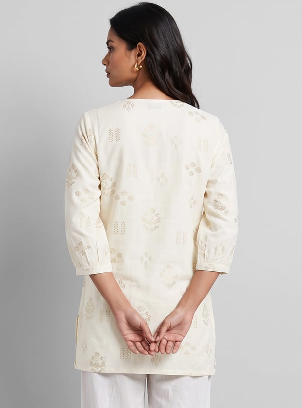Women Printed Straight Kurti