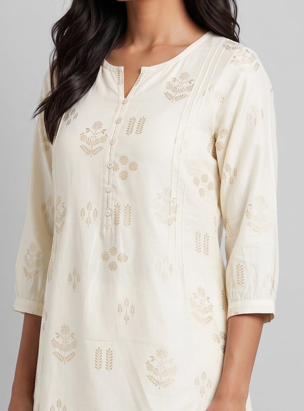 Women Printed Straight Kurti