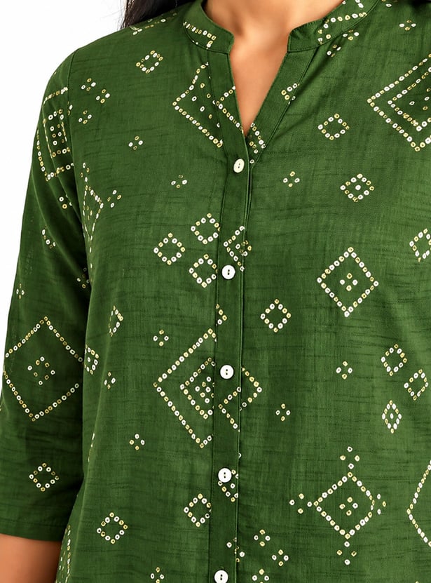 Women Printed Straight Kurti