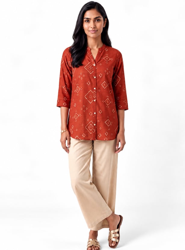 Women Printed Straight Kurti