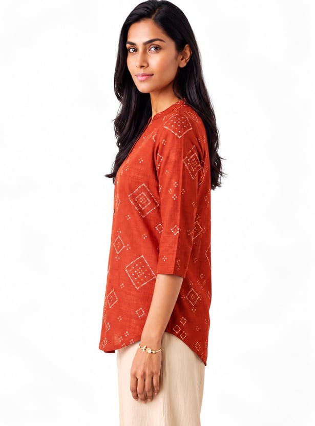 Women Printed Straight Kurti