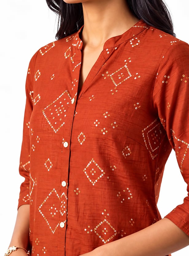 Women Printed Straight Kurti