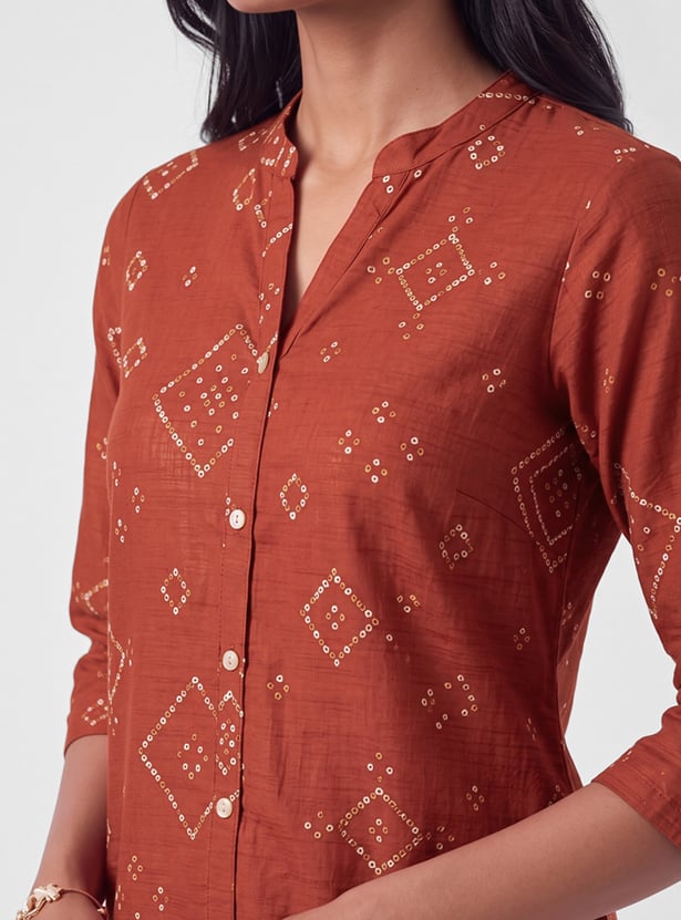 Women Printed Straight Kurti