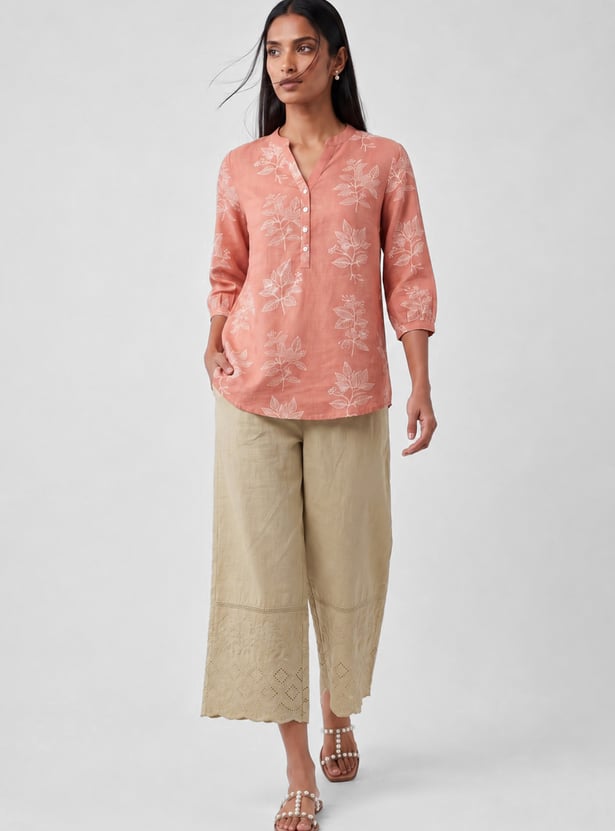 Women Embroidered Palazzos