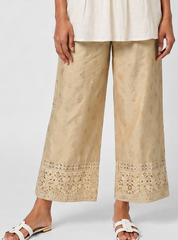Women Foil Printed Palazzos