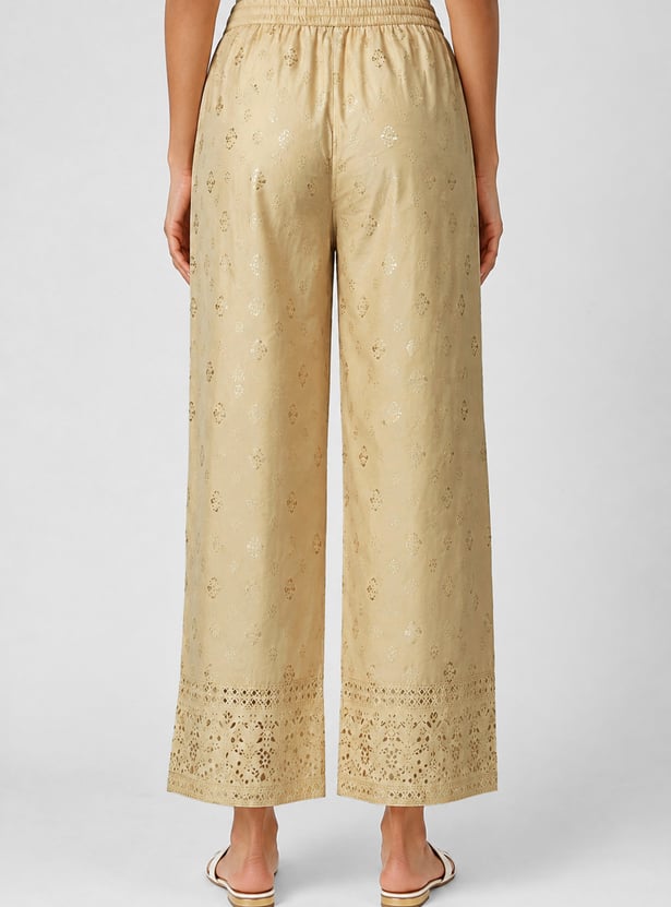 Women Foil Printed Palazzos