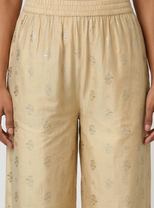 Women Foil Printed Palazzos