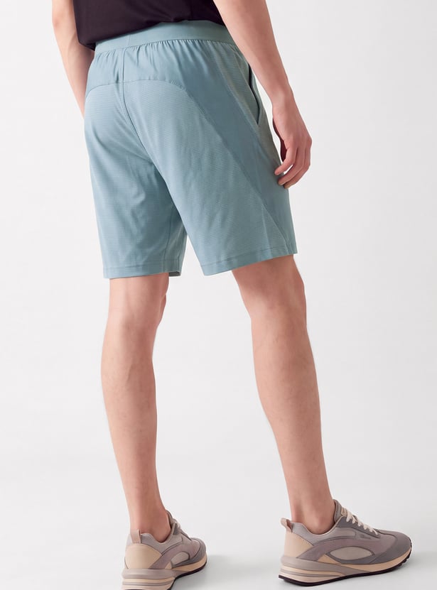 Men Striped Sports Shorts