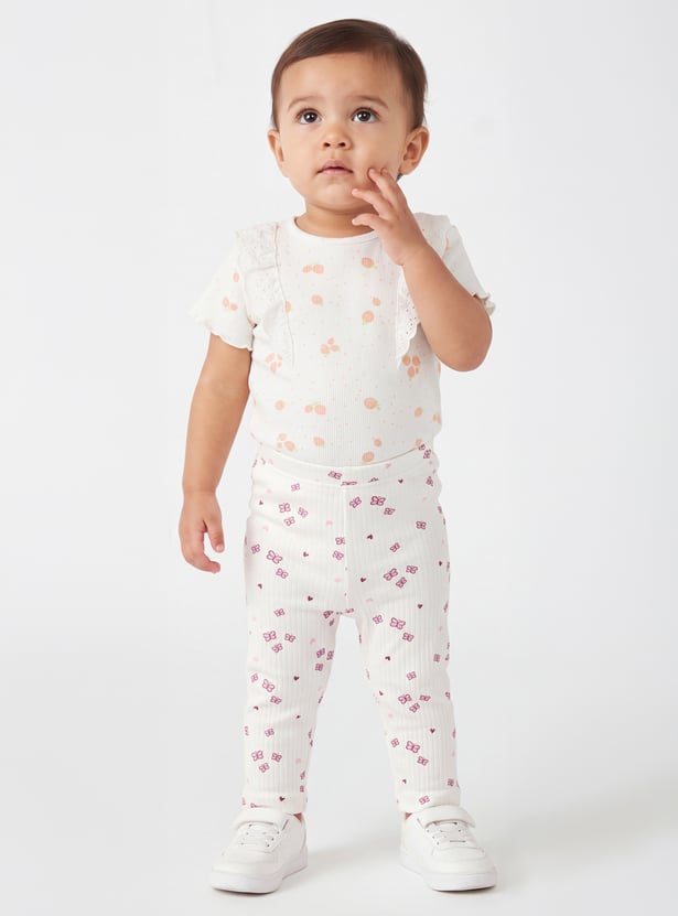 Girls Assorted Leggings - Pack of 2
