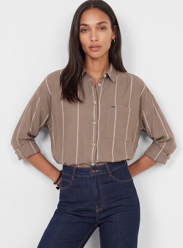Women Striped Shirt