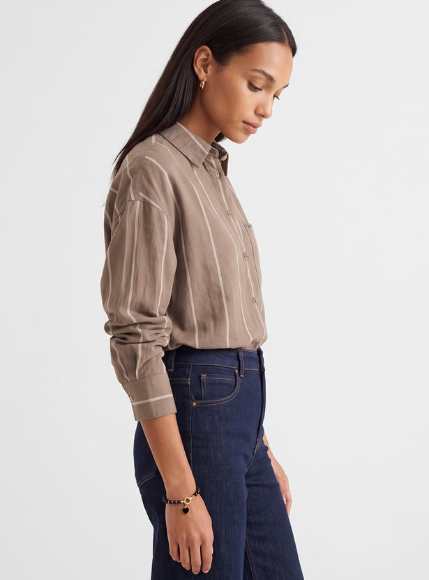 Women Striped Shirt