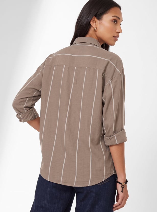 Women Striped Shirt