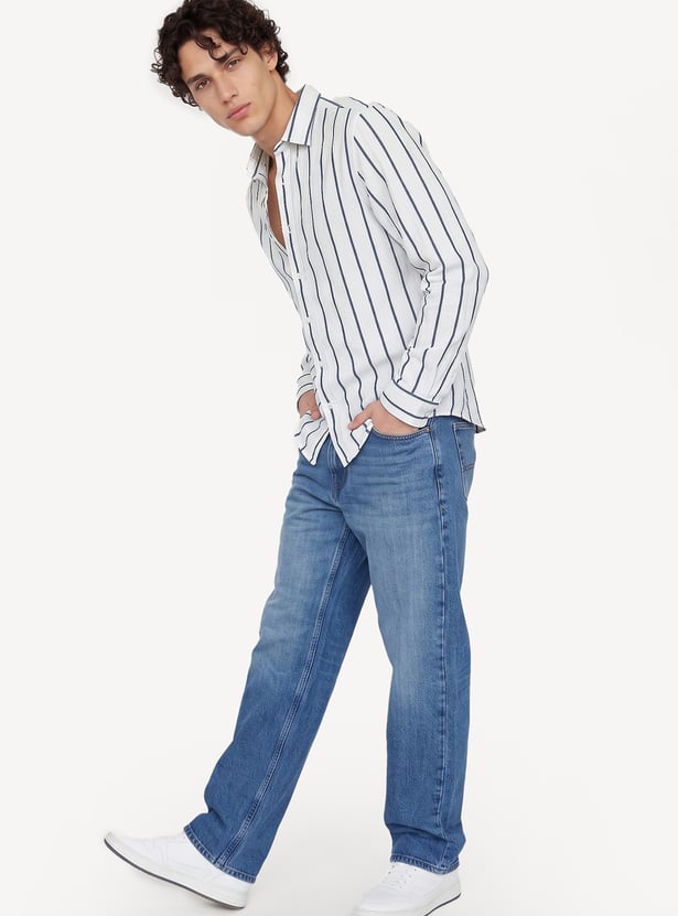 Men Striped Regular Fit Shirt