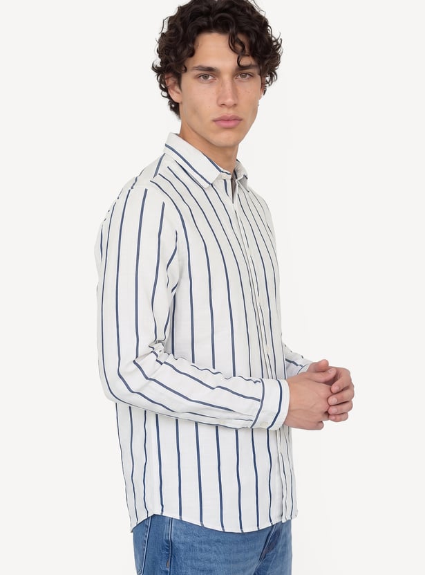 Men Striped Regular Fit Shirt