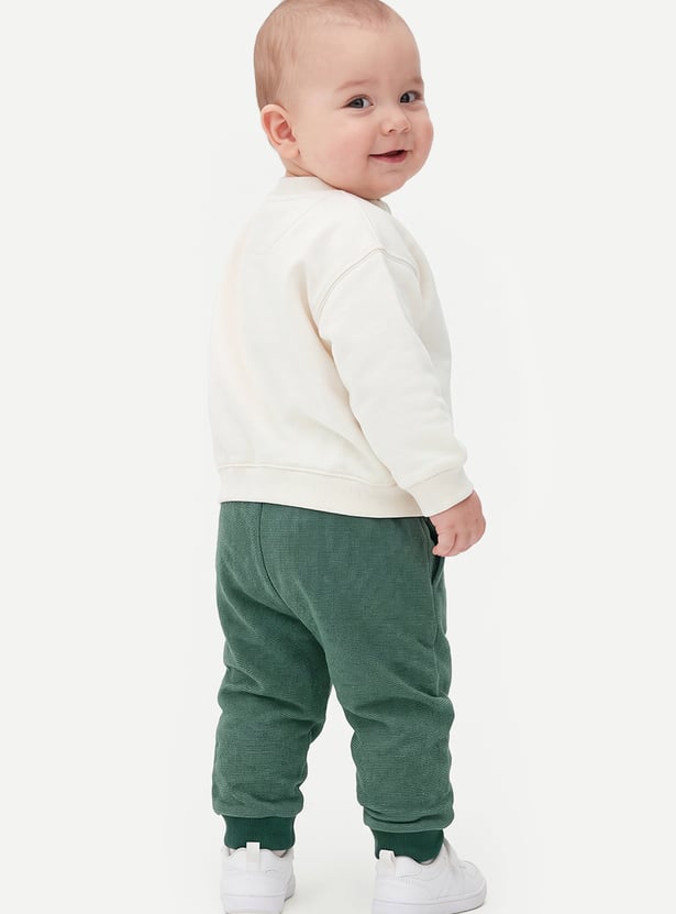 Boys Lion Applique Joggers Set