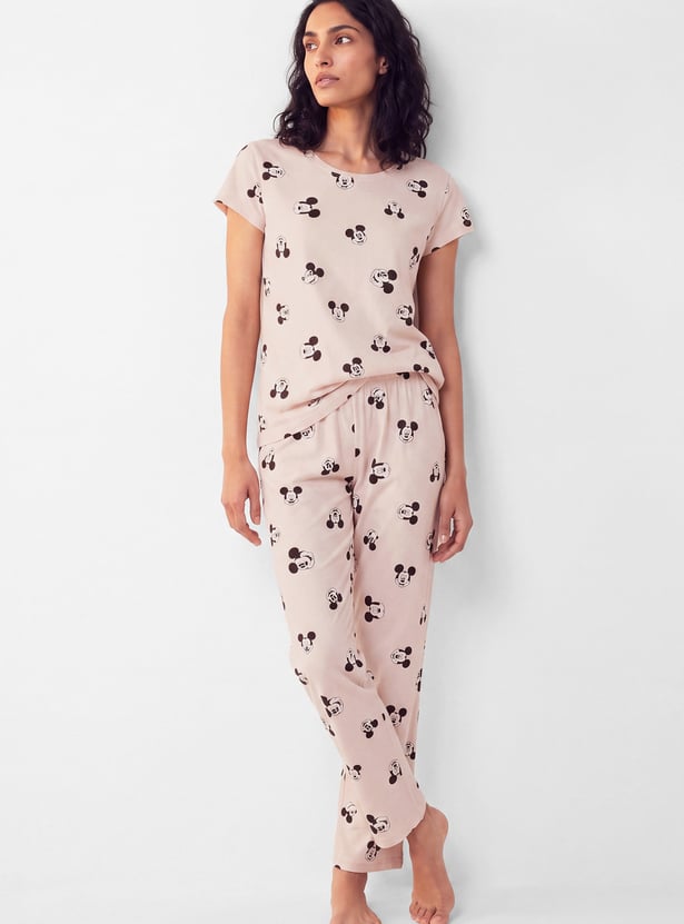 Women Mickey PJ Set