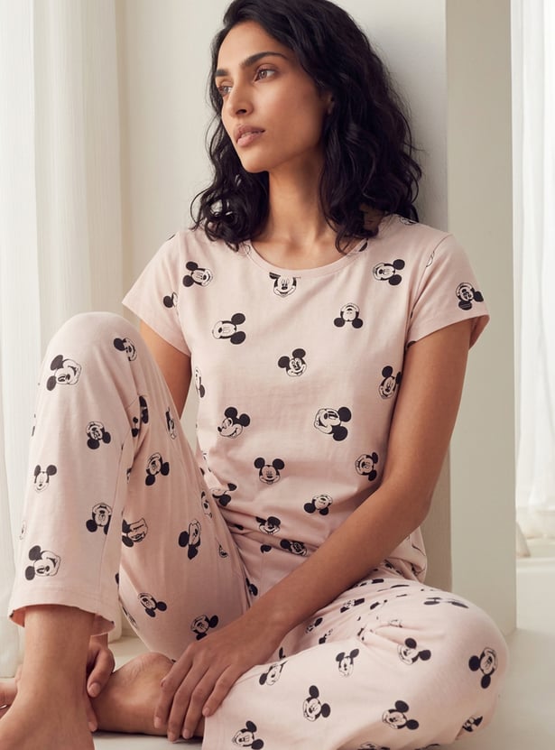 Women Mickey PJ Set