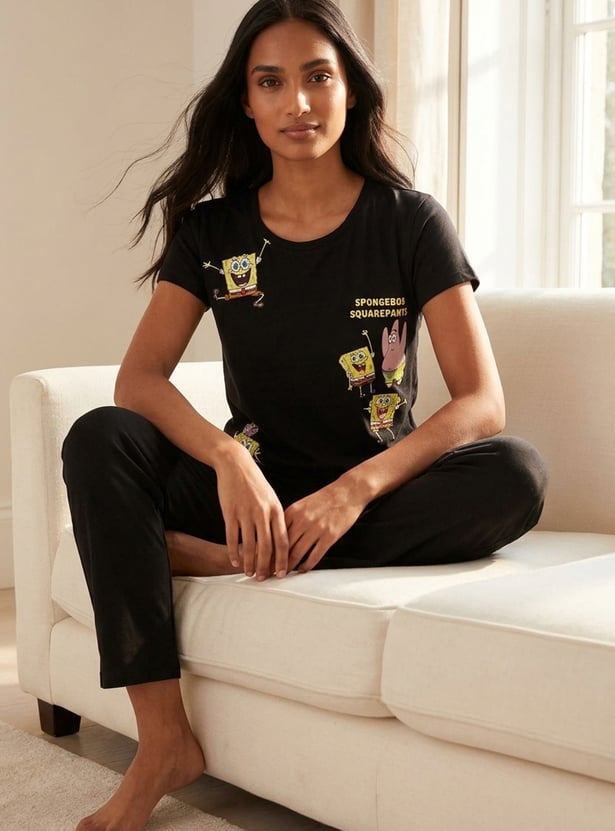 Women SpongeBob Character PJ Set