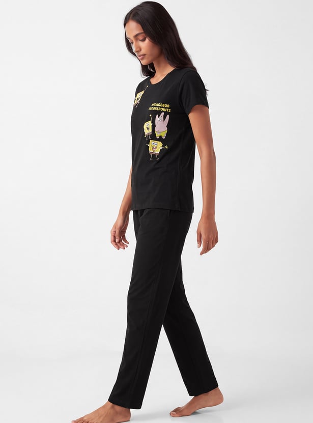 Women SpongeBob Character PJ Set