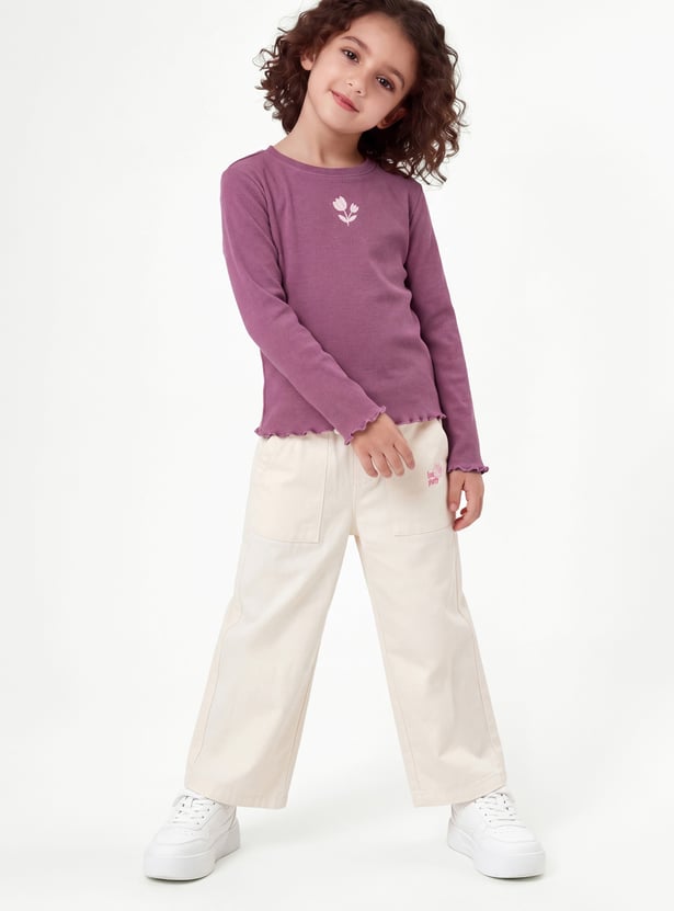 Girls Embroidered Top